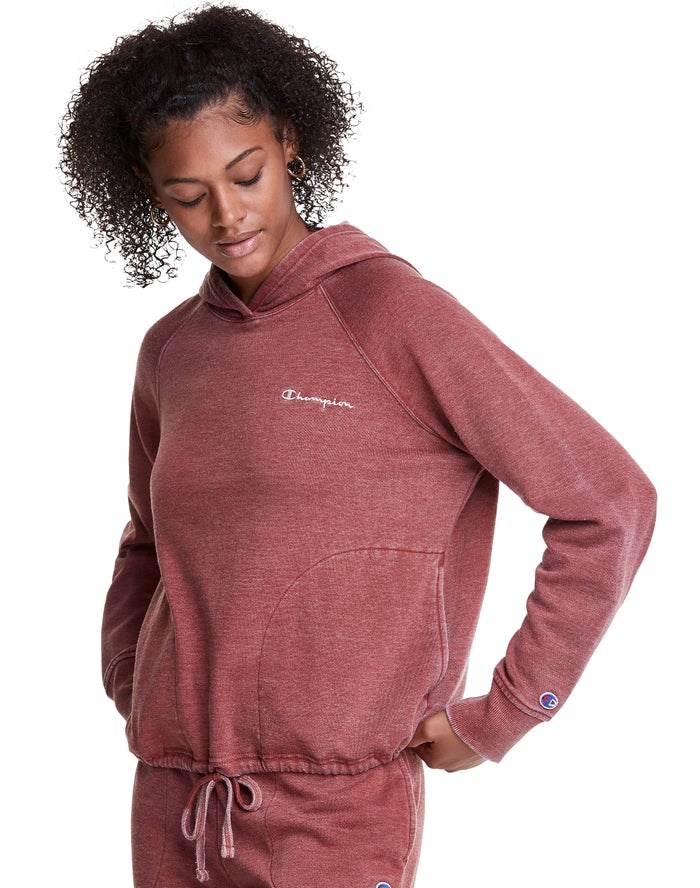 Champion Lounge Cinch Bottom Hoodie Dam Bruna | 6704531-JE