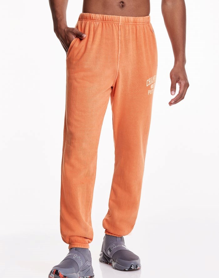 Champion Lätta Fleece Shorts Herr Orange | 9046875-YA