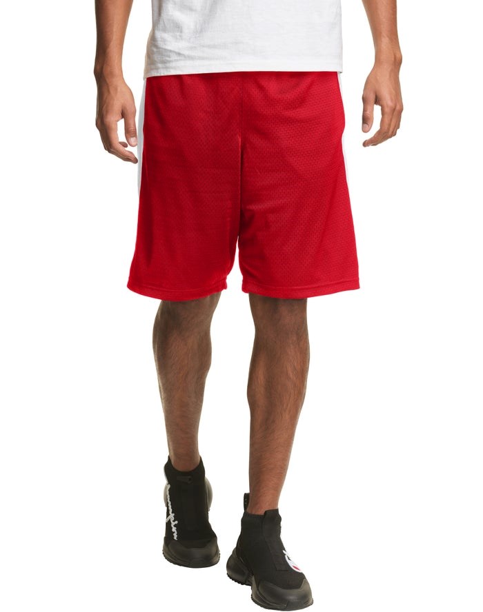 Champion Mesh Basketball Shorts Herr Röda | 2047581-FA