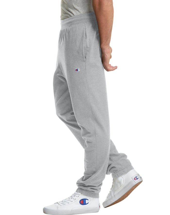 Champion Middleweight Sweatpants Herr Grå | 7139085-WF