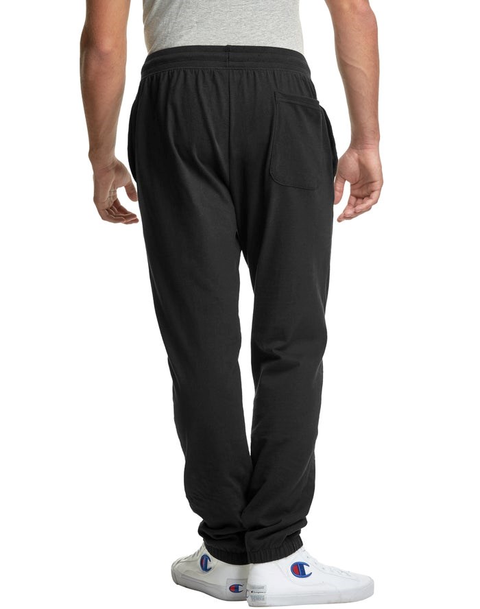 Champion Middleweight Sweatpants Herr Svarta | 7853419-CS