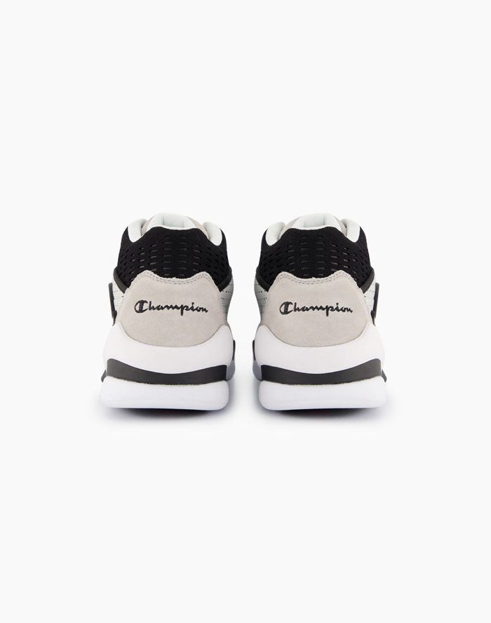 Champion Mocka and Mesh Zone Mid Sneakers Herr Mörkgrå | 6374582-FE