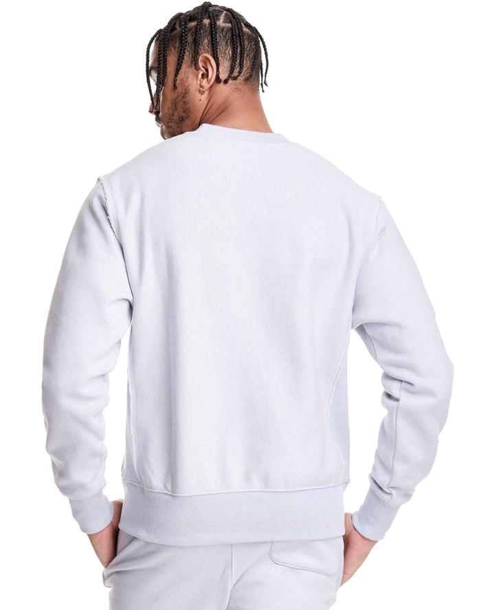 Champion Natural State Reverse Weave Crew Tröjor Herr Grå | 6748950-NT