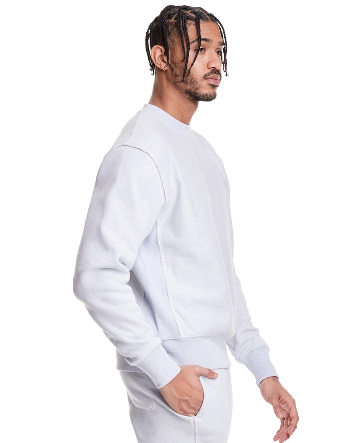 Champion Natural State Reverse Weave Crew Tröjor Herr Grå | 6748950-NT