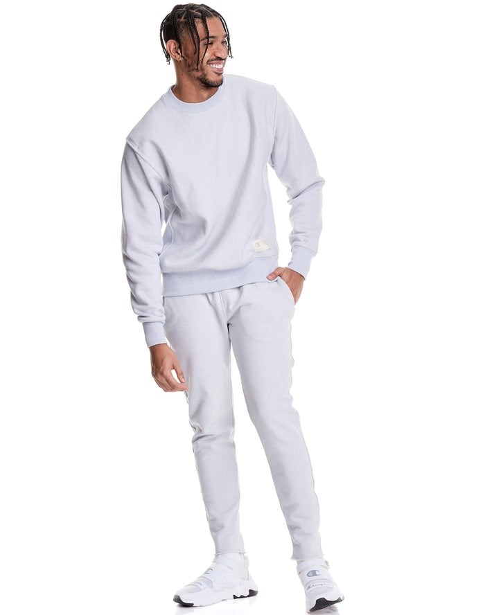 Champion Natural State Reverse Weave Crew Tröjor Herr Grå | 6748950-NT