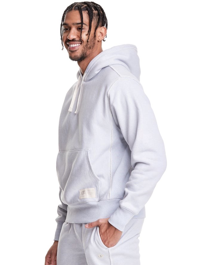 Champion Natural State Reverse Weave Hoodie Herr Grå | 5709432-TJ