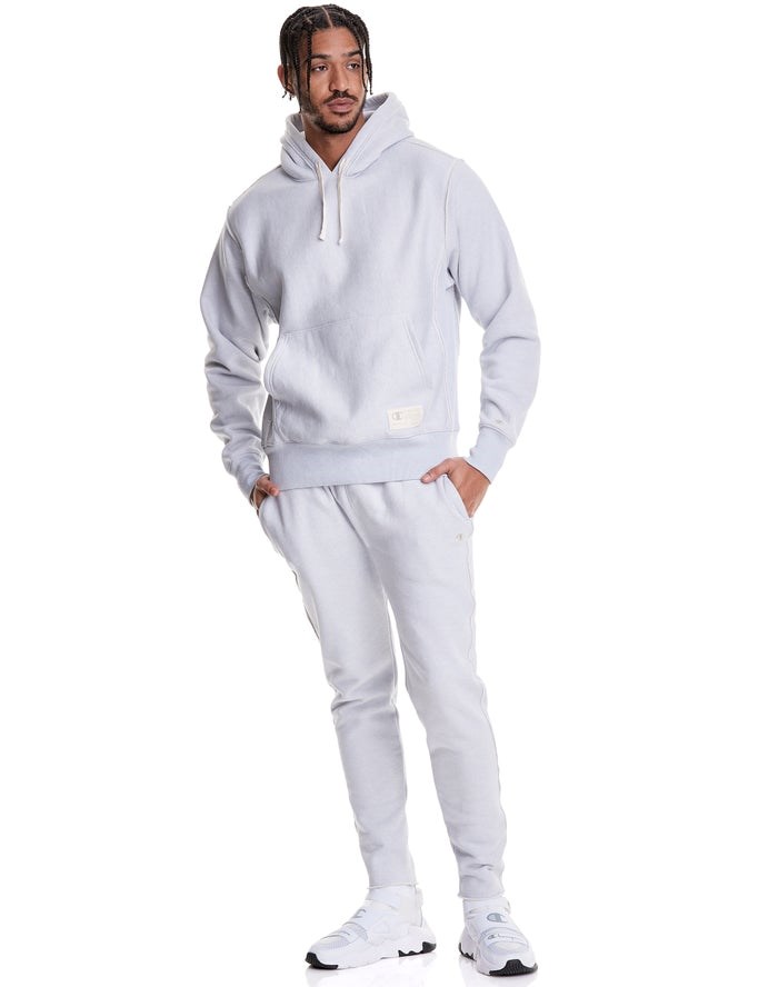 Champion Natural State Reverse Weave Hoodie Herr Grå | 5709432-TJ