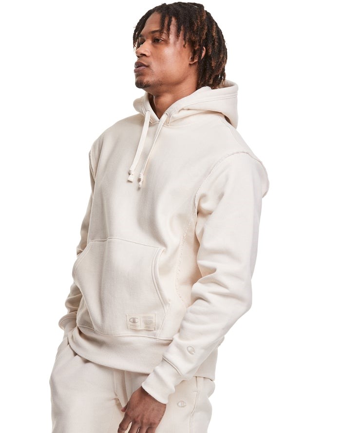 Champion Natural State Reverse Weave Hoodie Herr Grädde | 8973012-BP