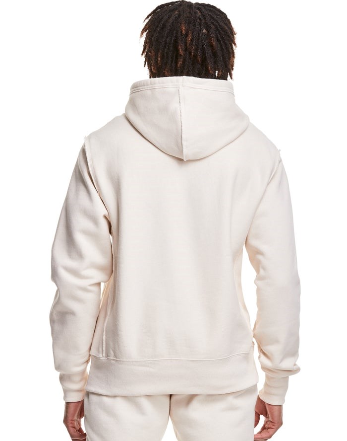 Champion Natural State Reverse Weave Hoodie Herr Grädde | 8973012-BP