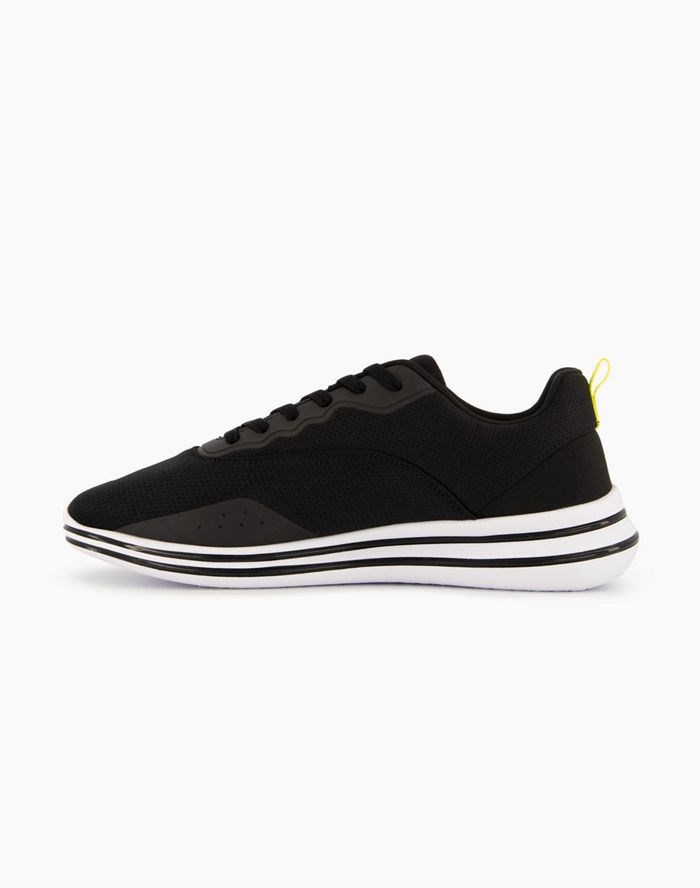 Champion Nyame Spets-Up Mesh Sneakers Herr Svarta | 0295671-GB