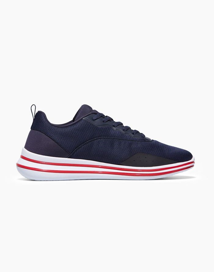 Champion Nyame Spets-Up Mesh Sneakers Herr Mörkblå | 1439280-KF