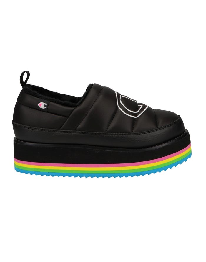 Champion Platform Sneakers Dam Svarta | 5198472-DT