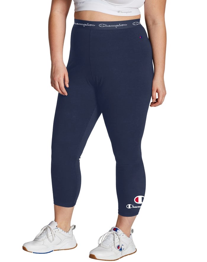 Champion Plus Authentic Sport Bh Dam Marinblå | 0658431-QM