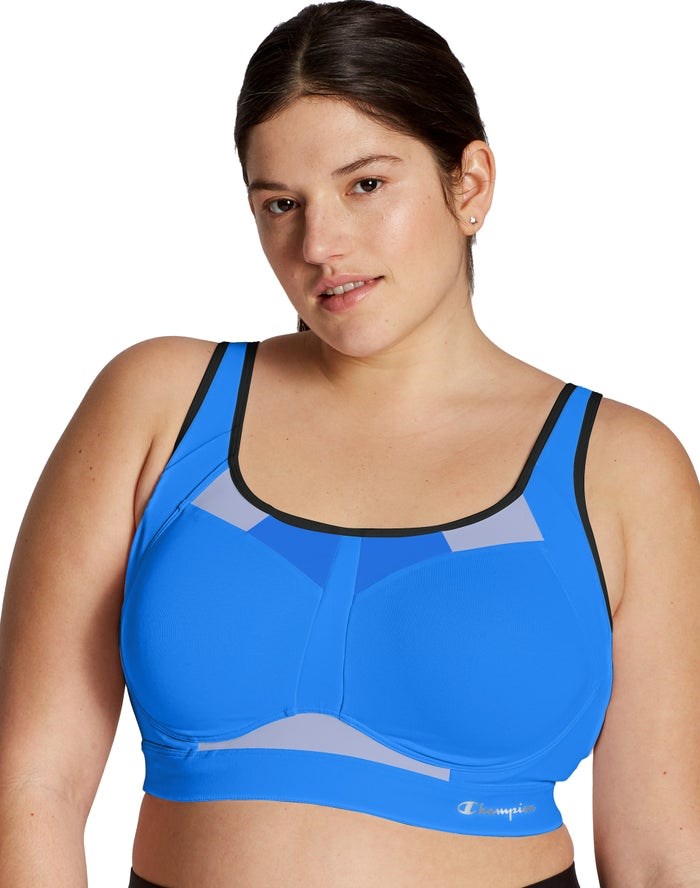 Champion Plus Motion Control Underwire Sport Bh Dam Blå | 0825916-BE