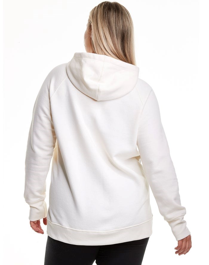 Champion Plus Powerblend Fleece Drop Shadow Foil Script Logo Hoodie Dam Vita | 7419056-WL