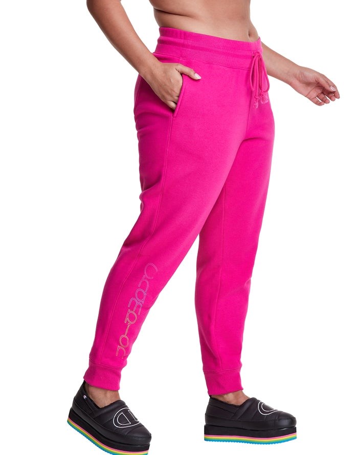 Champion Plus Reverse Weave Byxor Dam Rosa | 7413095-WV