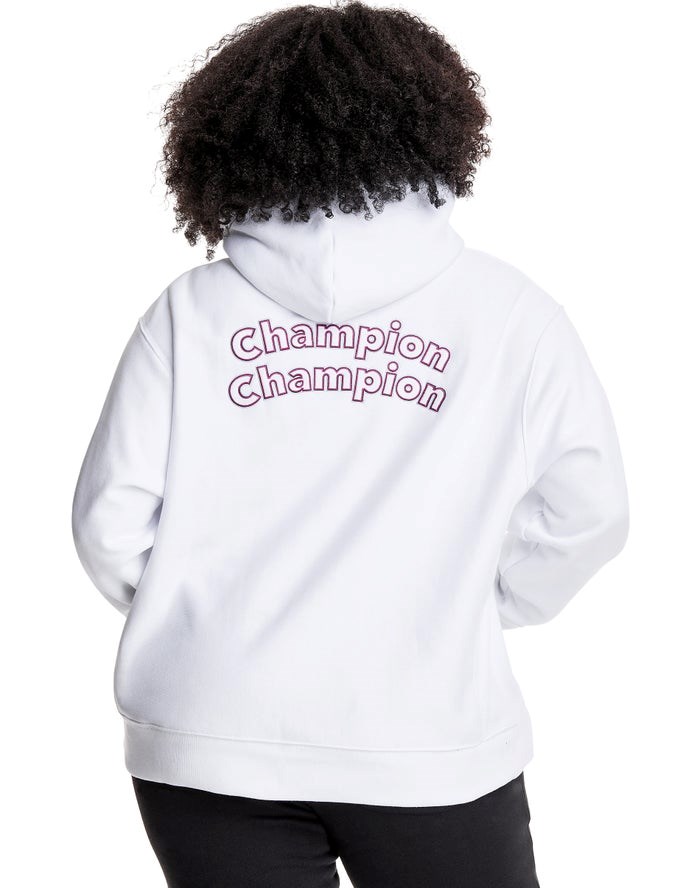 Champion Plus Reverse Weave Triple Outline Logo Hoodie Dam Vita | 2081564-SR