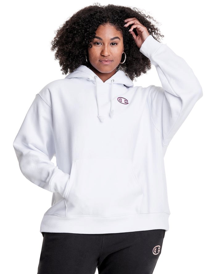 Champion Plus Reverse Weave Triple Outline Logo Hoodie Dam Vita | 2081564-SR