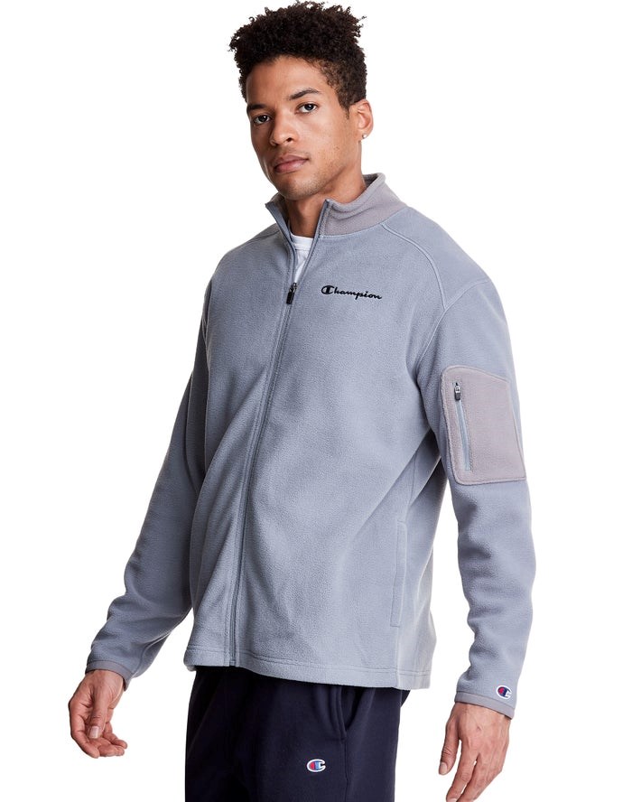 Champion Polar Fleece Full Zip Sweatpants Herr Blå | 9654802-QT