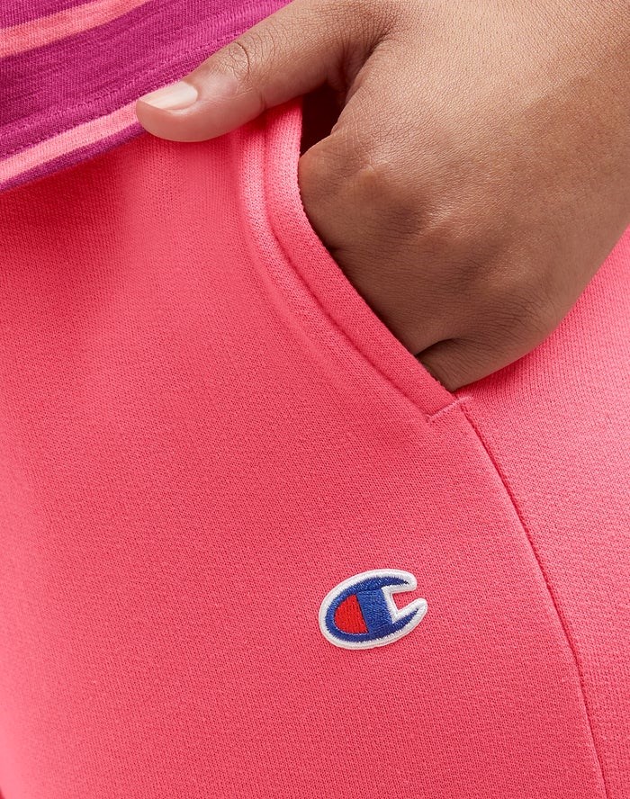 Champion Powerblend Fleece Boyfriend Byxor Dam Korall | 6359204-QG