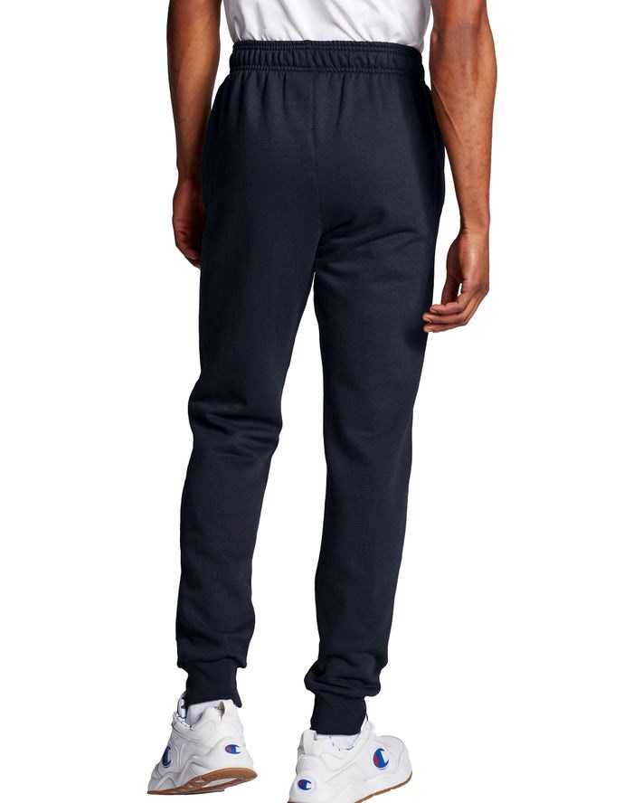 Champion Powerblend Fleece Sweatpants Herr Marinblå | 5621304-TM