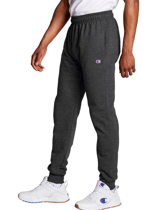 Champion Powerblend Fleece Sweatpants Herr Mörkgrå | 8735920-OA