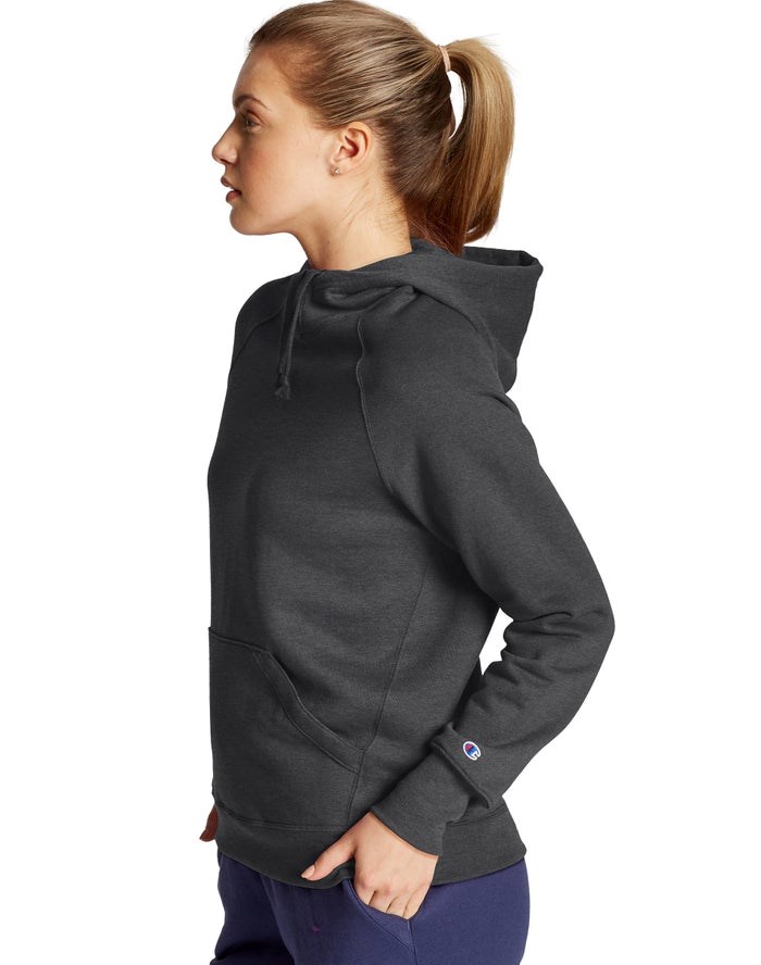 Champion Powerblend Hoodie Dam Mörkgrå | 3961785-PH