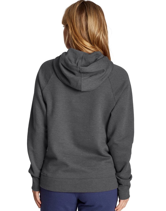 Champion Powerblend Hoodie Dam Mörkgrå | 3961785-PH