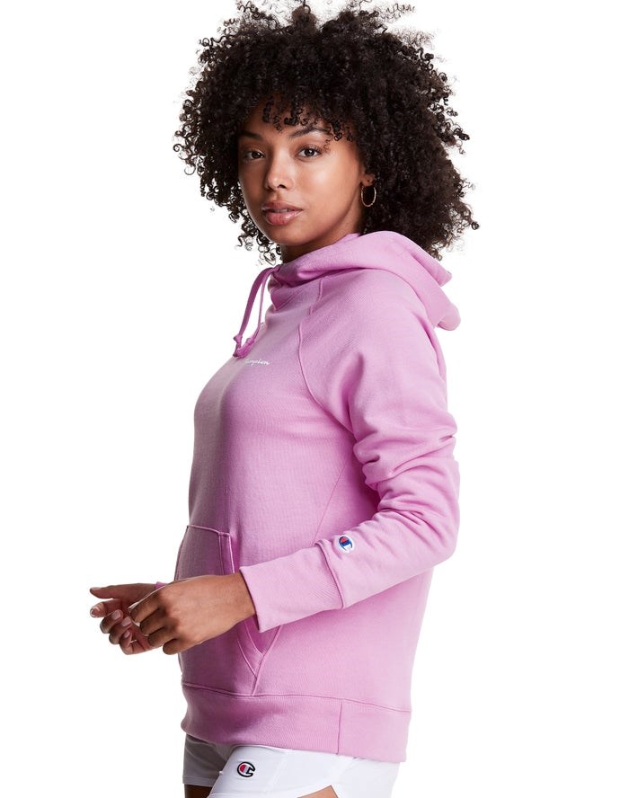 Champion Powerblend Script Logo Jacka Dam Rosa | 3046981-KS