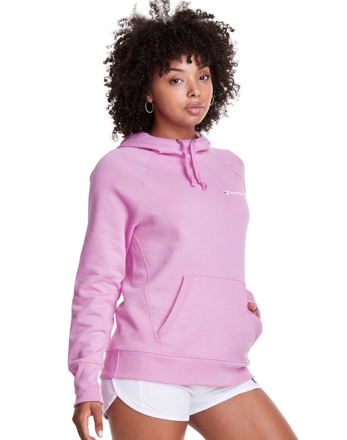 Champion Powerblend Script Logo Jacka Dam Rosa | 3046981-KS