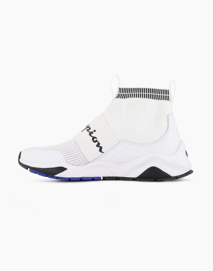 Champion Rally C Logo Sock Runner Sneakers Dam Vita | 8531796-AE