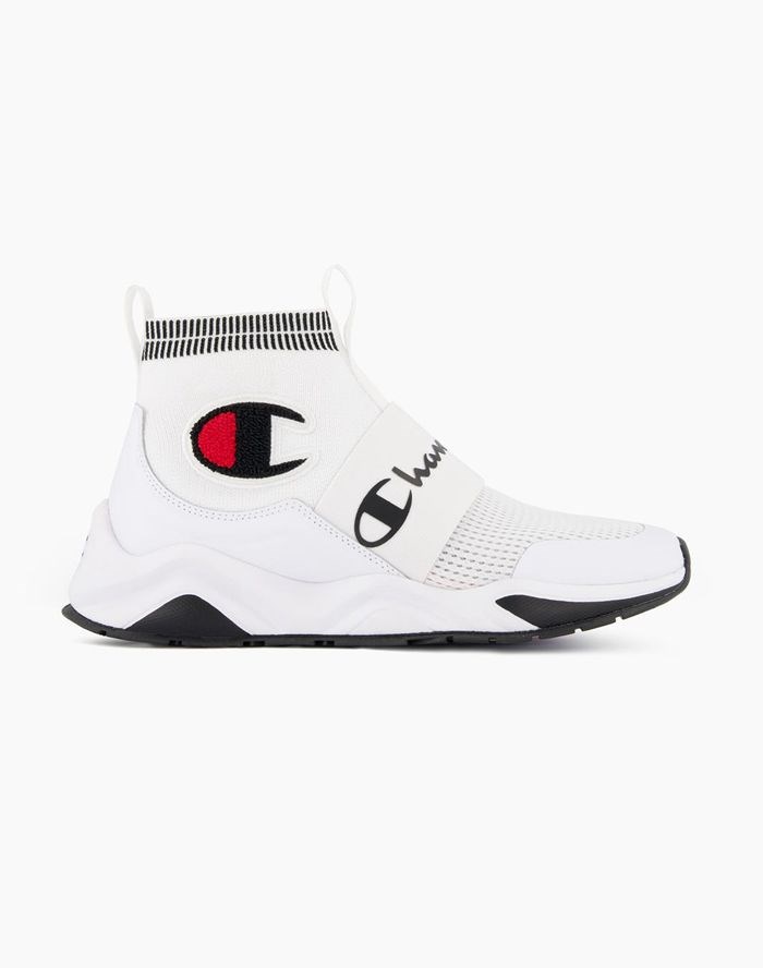 Champion Rally C Logo Sock Runner Sneakers Dam Vita | 8531796-AE