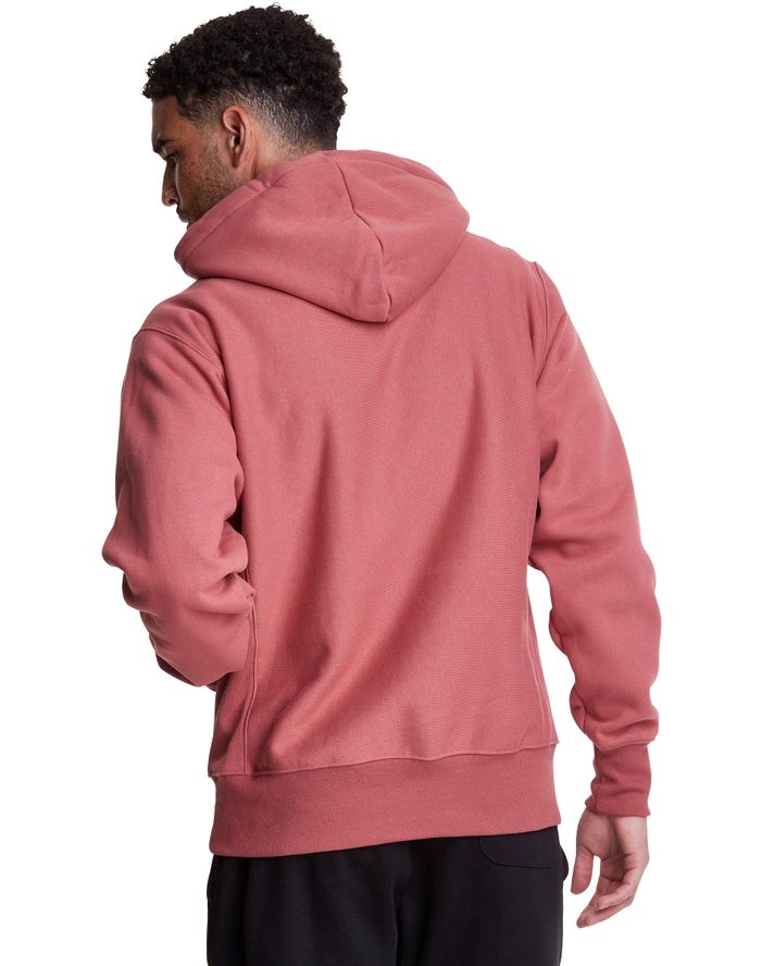 Champion Reverse Weave All Over Print Hoodie Herr Korall | 5016938-RL