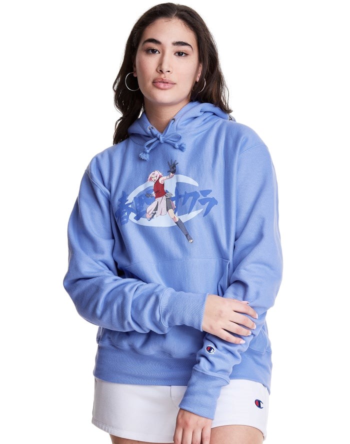 Champion Reverse Weave Boyfriend Sakura With C Logo Sweatpants Dam Blå | 4263807-FL