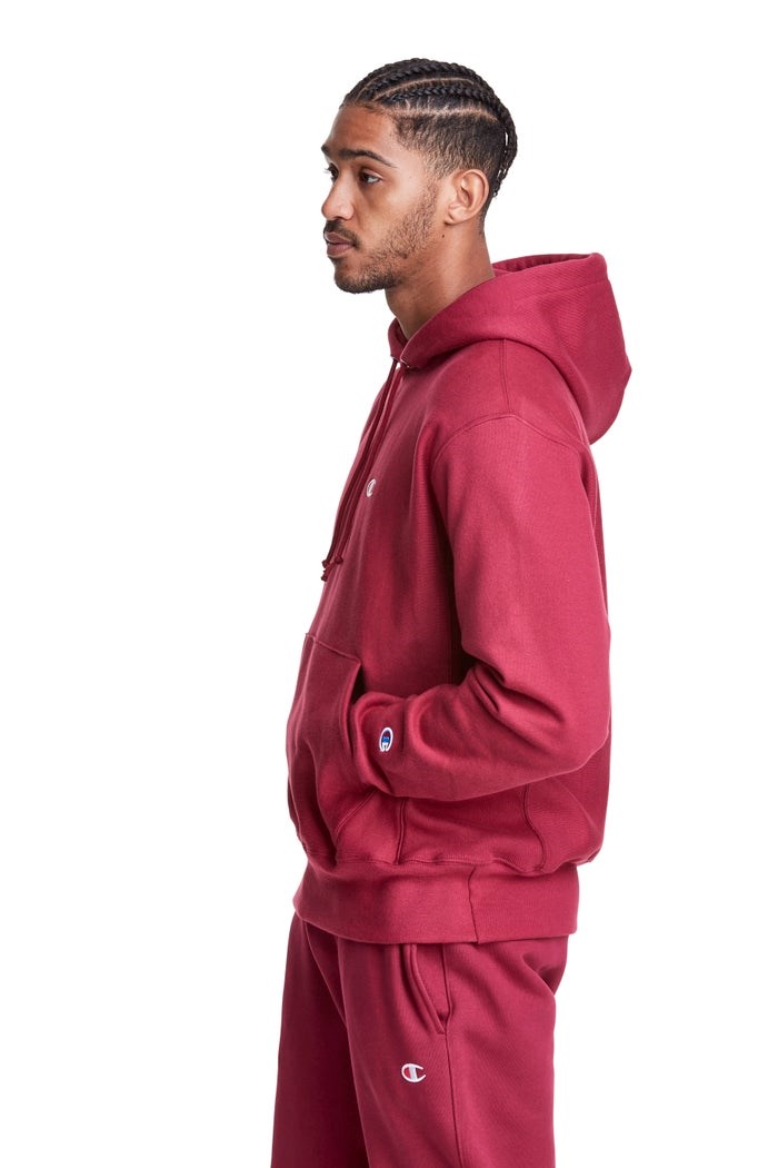 Champion Reverse Weave C Logo Hoodie Herr Röda | 7384529-VZ