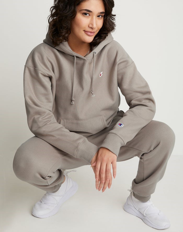 Champion Reverse Weave C Logo Sweatpants Dam Mörkkhaki | 3024769-GQ