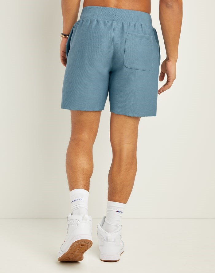 Champion Reverse Weave Cut-Off Shorts Herr Blå | 2716598-YA