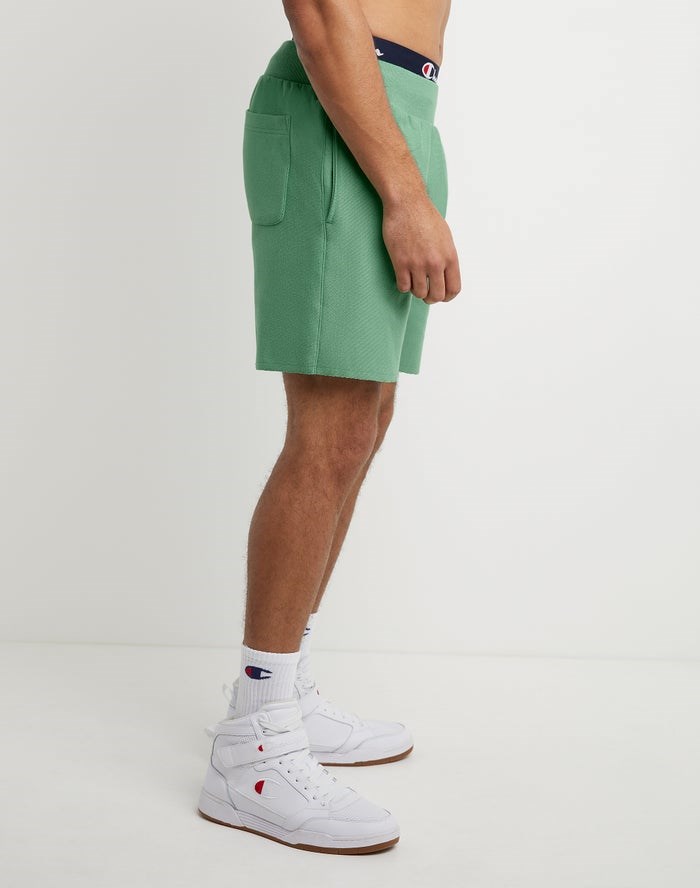 Champion Reverse Weave Cut-Off Shorts Herr Gröna | 3086159-SR