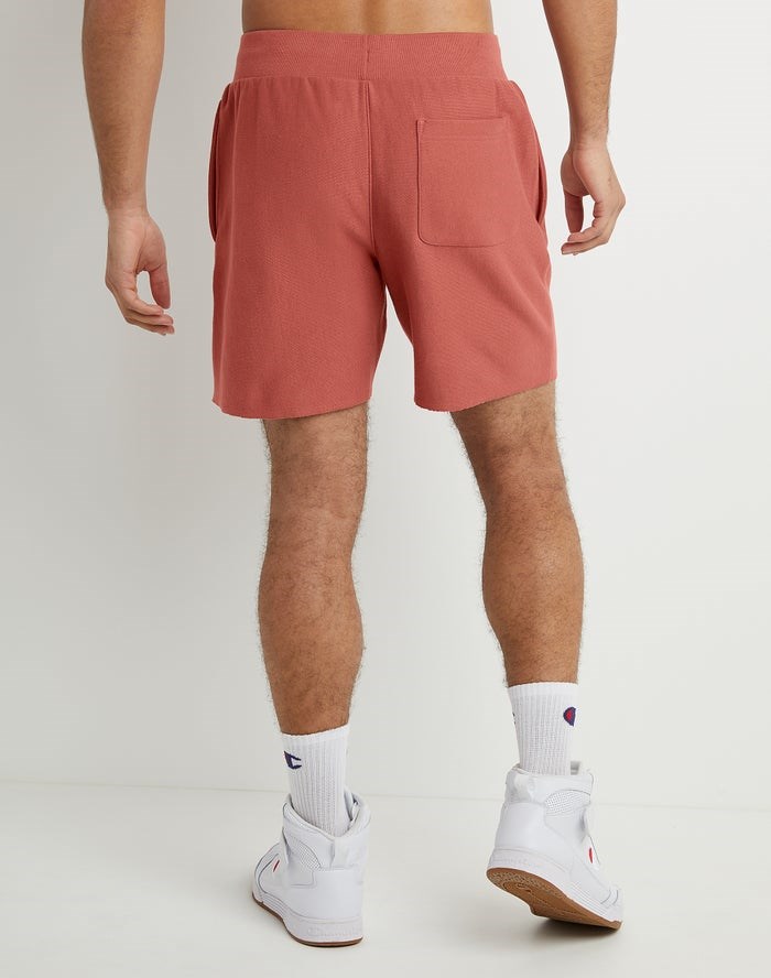 Champion Reverse Weave Cut-Off Shorts Herr Korall | 7265894-AW