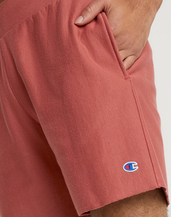 Champion Reverse Weave Cut-Off Shorts Herr Korall | 7265894-AW