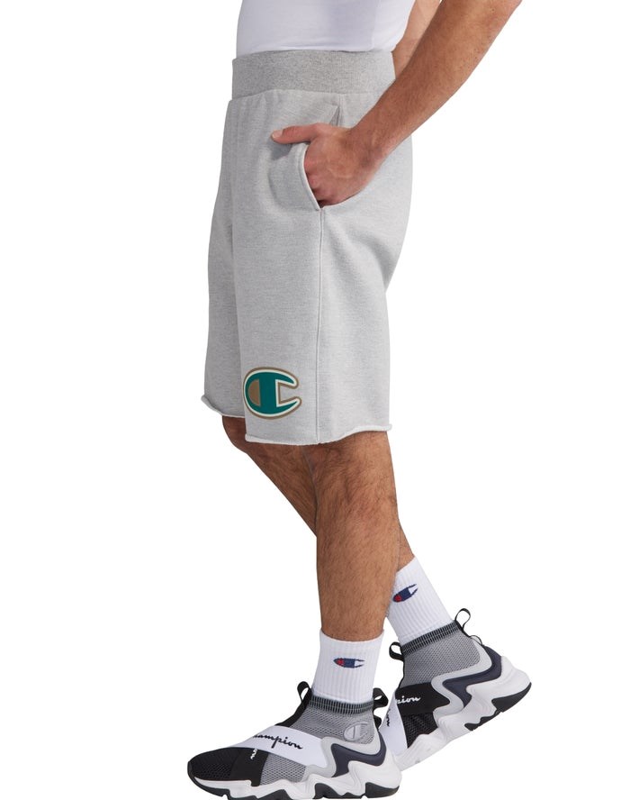 Champion Reverse Weave Cut-Off Shorts Herr Grå | 8126739-QW