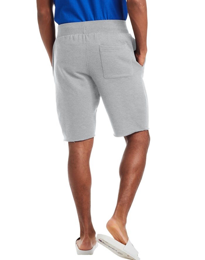 Champion Reverse Weave Cut-Off Shorts Herr Grå | 8126739-QW