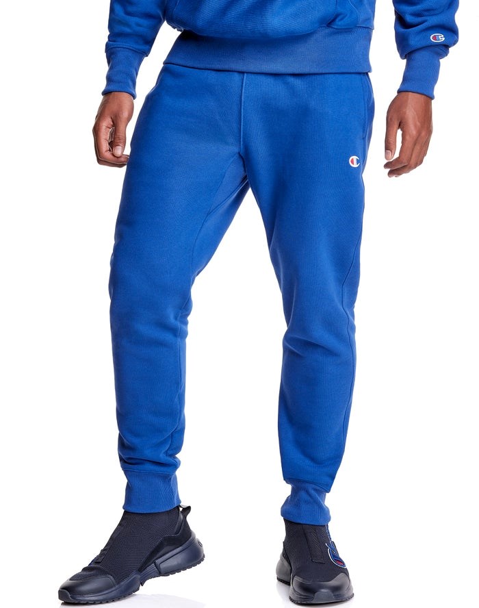 Champion Reverse Weave Sweatpants Herr Blå | 3815294-BZ