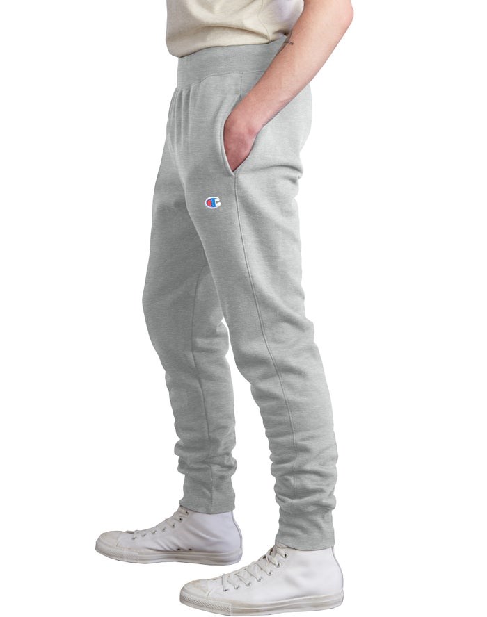 Champion Reverse Weave Sweatpants Herr Grå | 3047968-SX