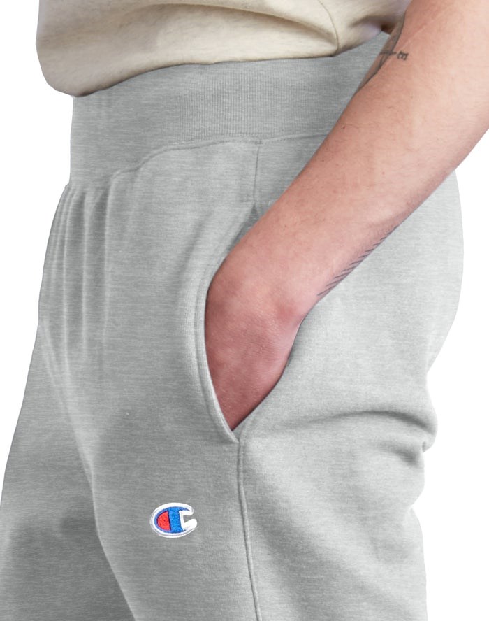 Champion Reverse Weave Sweatpants Herr Grå | 3047968-SX