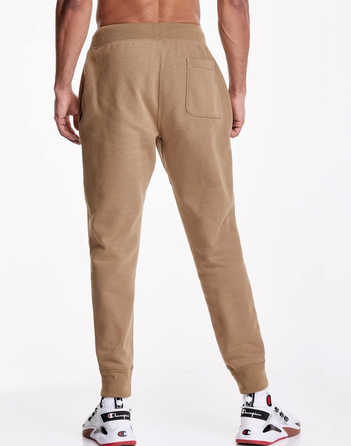 Champion Reverse Weave Sweatpants Herr Khaki | 9478265-JY