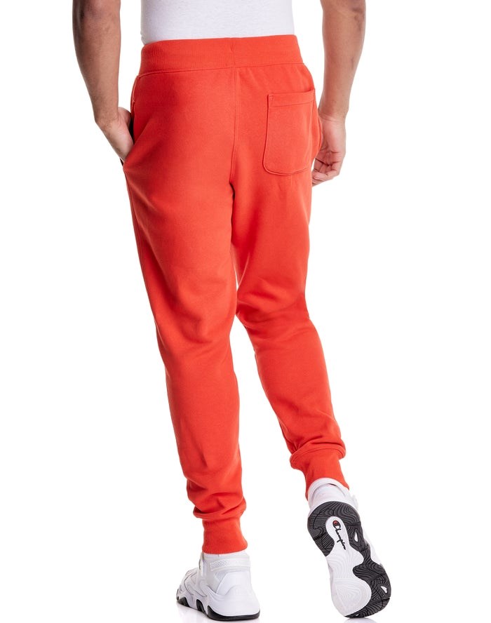 Champion Reverse Weave Sweatpants Herr Orange | 5781409-UE