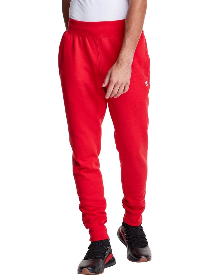 Champion Reverse Weave Sweatpants Herr Röda | 2976480-CU