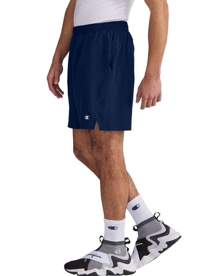 Champion Sport No Liner Shorts Herr Marinblå | 5984367-HZ