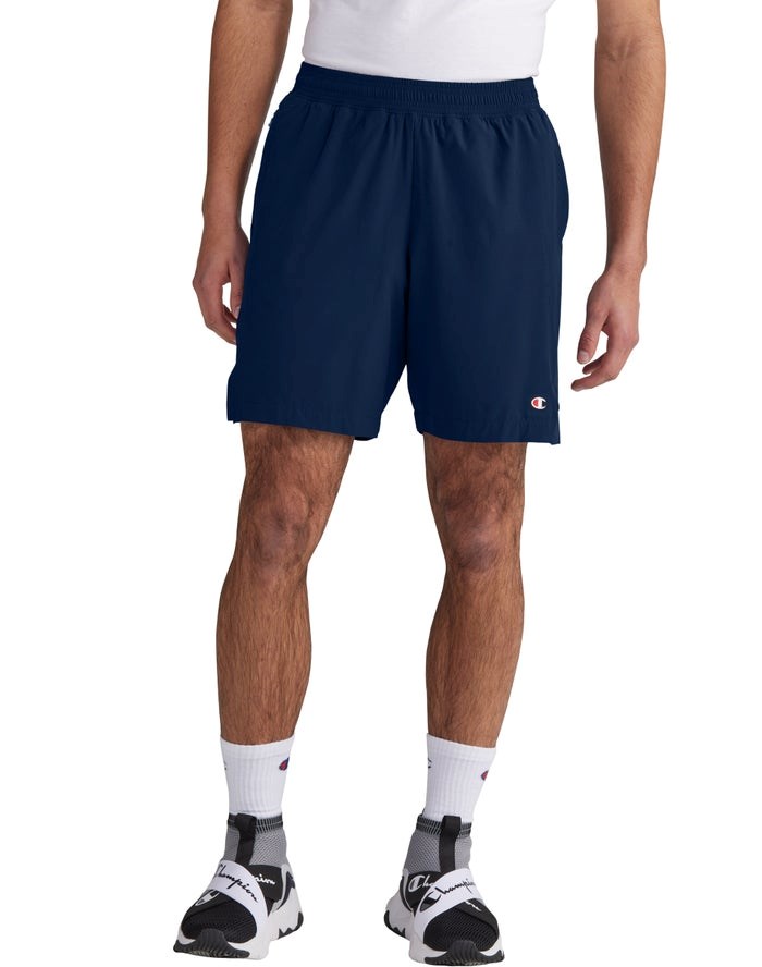 Champion Sport No Liner Shorts Herr Marinblå | 5984367-HZ